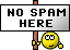 no spamming